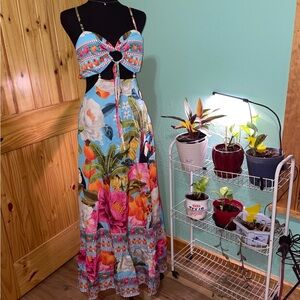Colorful Floral Maxi Dress